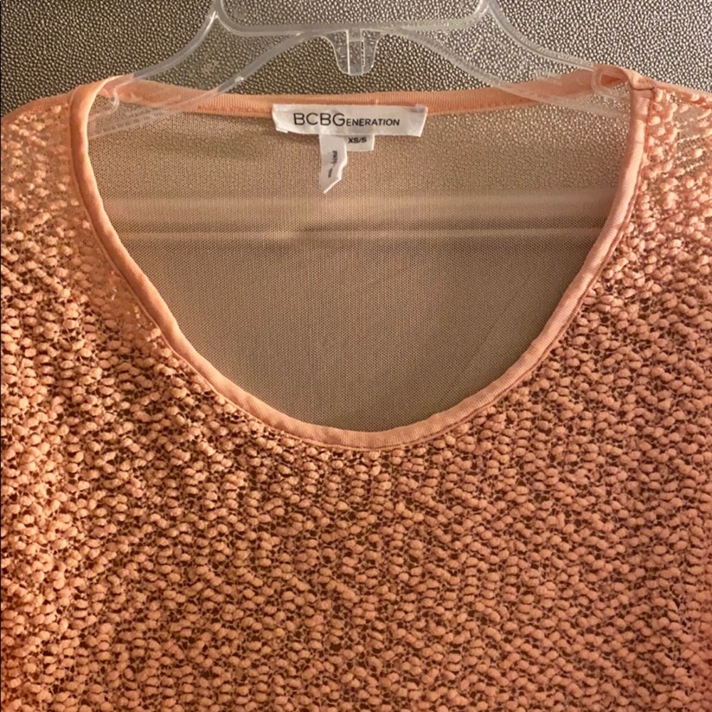 BCBG Crochet Sweater